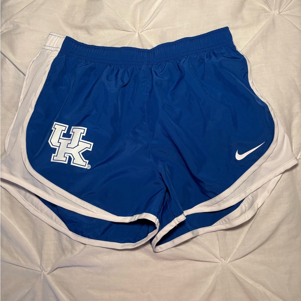 Nike University of Kentucky UK Blue and White Athletic Shorts
